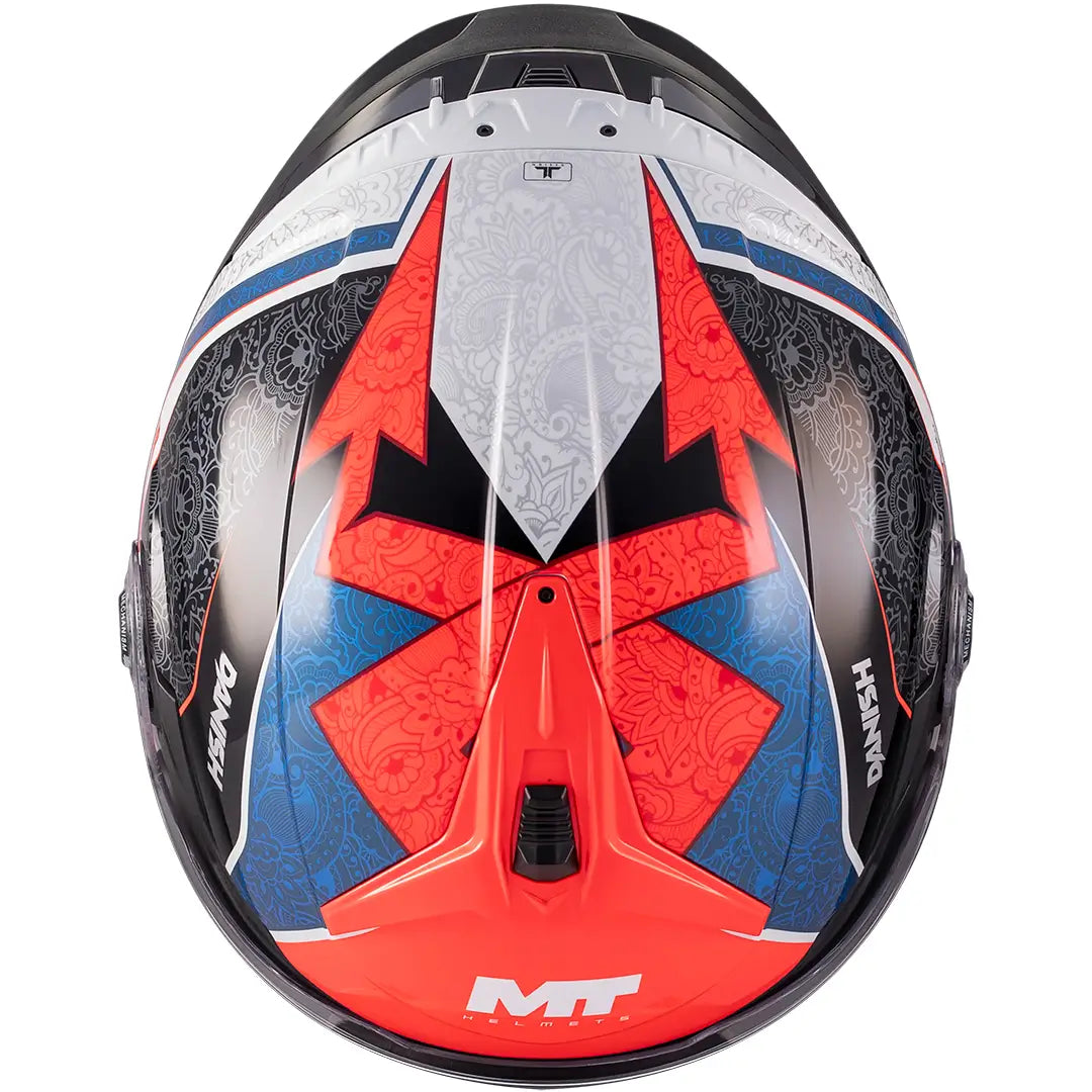 Jet helmet MT Cosmo SV Danish 26 Season C5 - Gray/Blue/Red Gloss