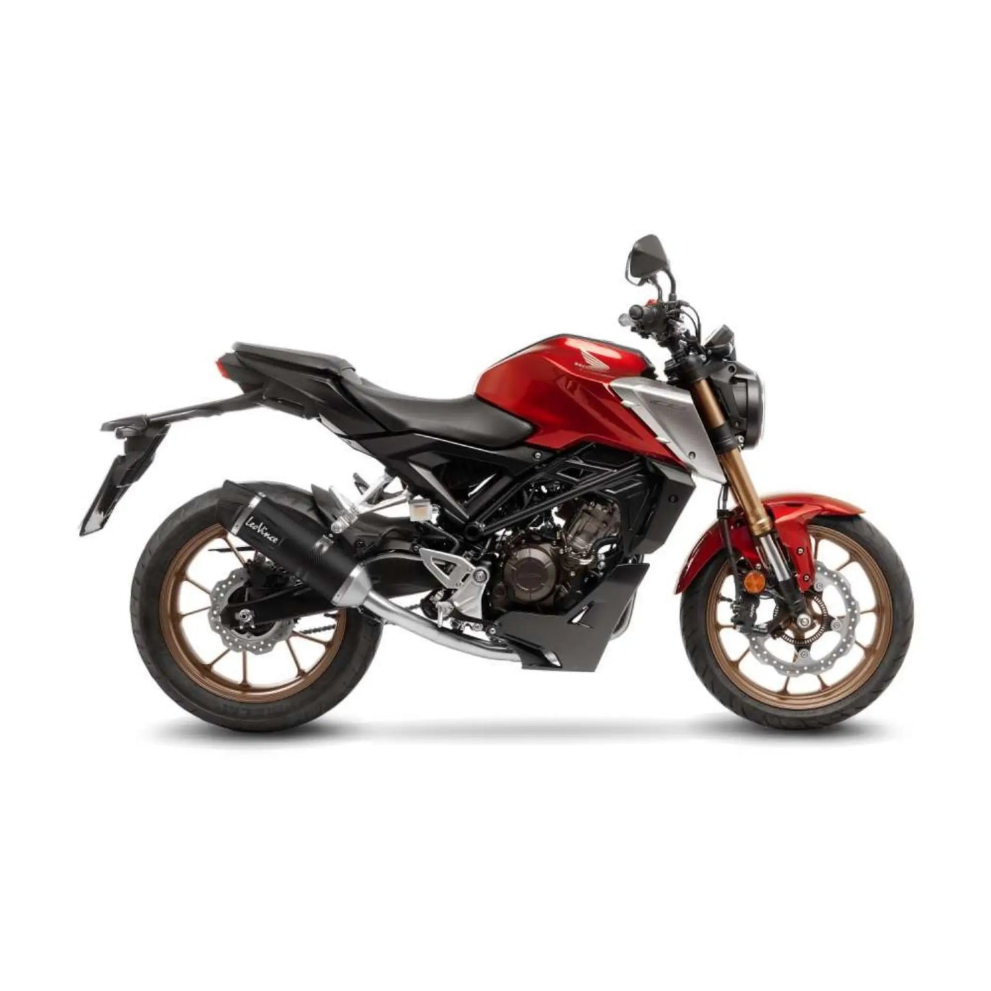 Exhaust Honda CB 125 R ABS 21-23 Black Edition Leovince - Carbon terminal