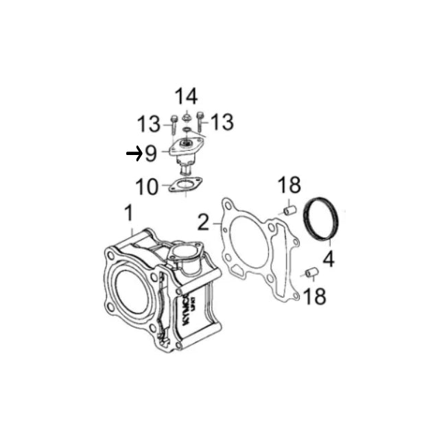Tendeur de chaîne de distribution Kymco Super Dink 125i