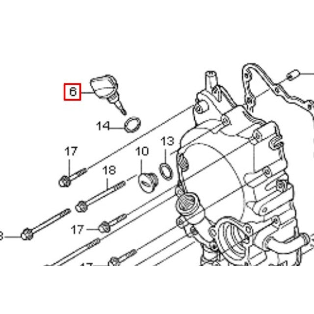 Varilla nivel de aceite Honda S-Wing / PES 125 15651KRJ900