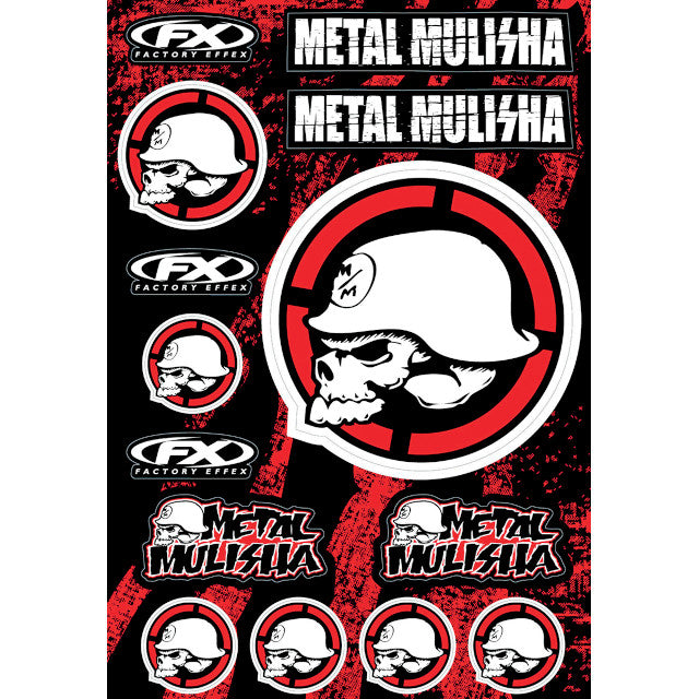 Sticker kit Metal Mulisha various sizes FX