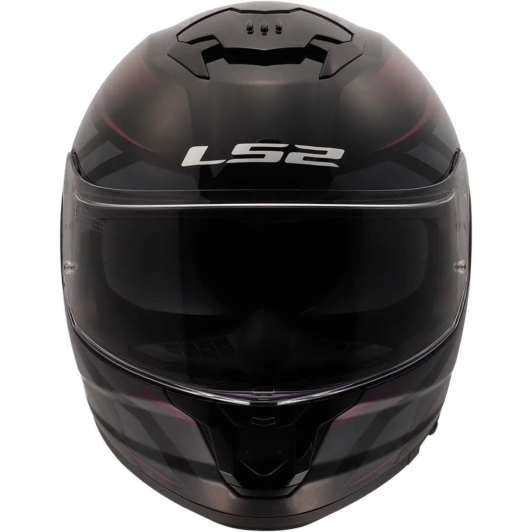 LS2 FF808 Stream II Fury Helmet - Black/Chameleon Gloss