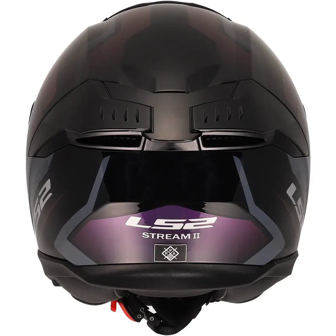 LS2 FF808 Stream II Fury Helmet - Black/Chameleon Gloss