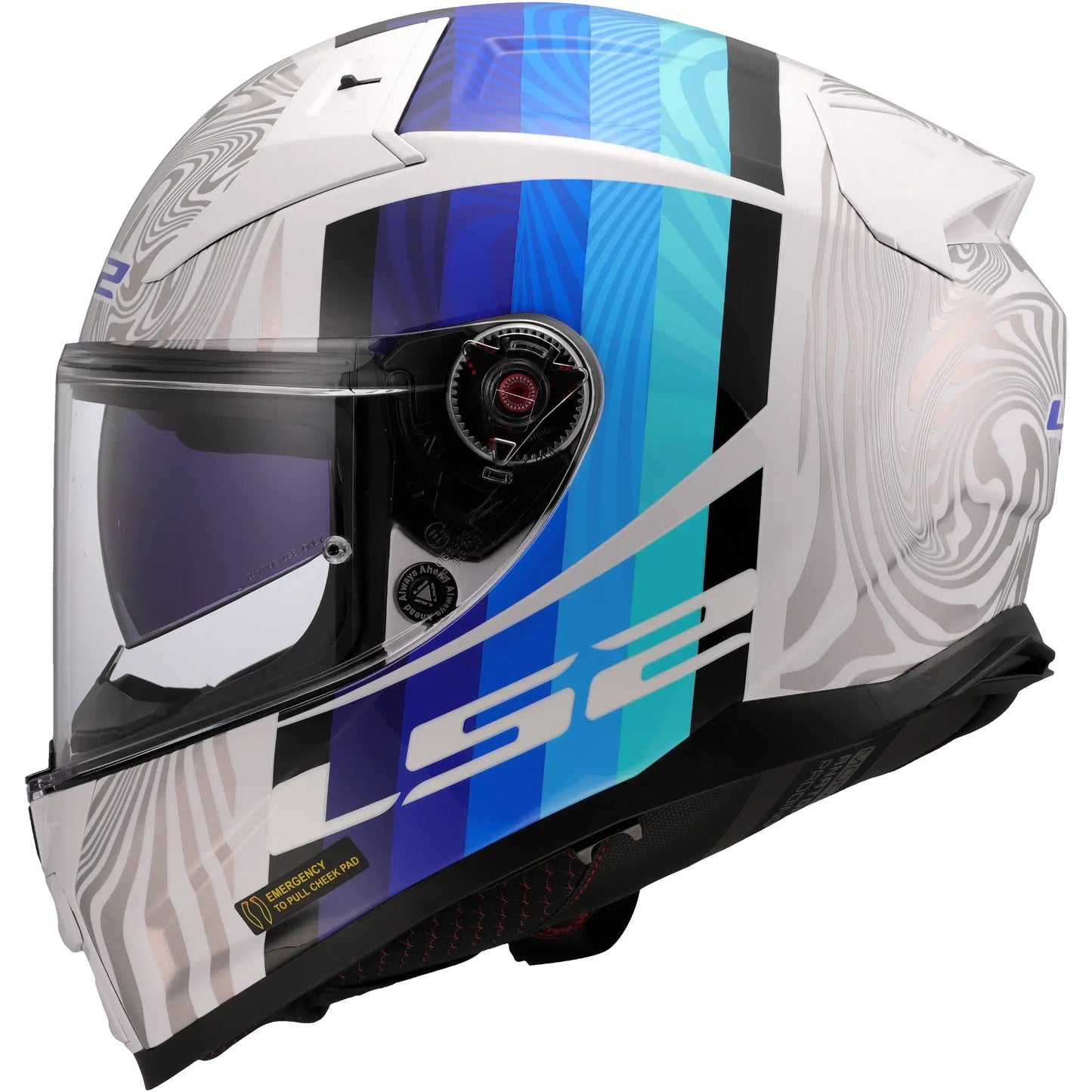 Casco LS2 FF811 Vector II Freedom - Blanco/Azul