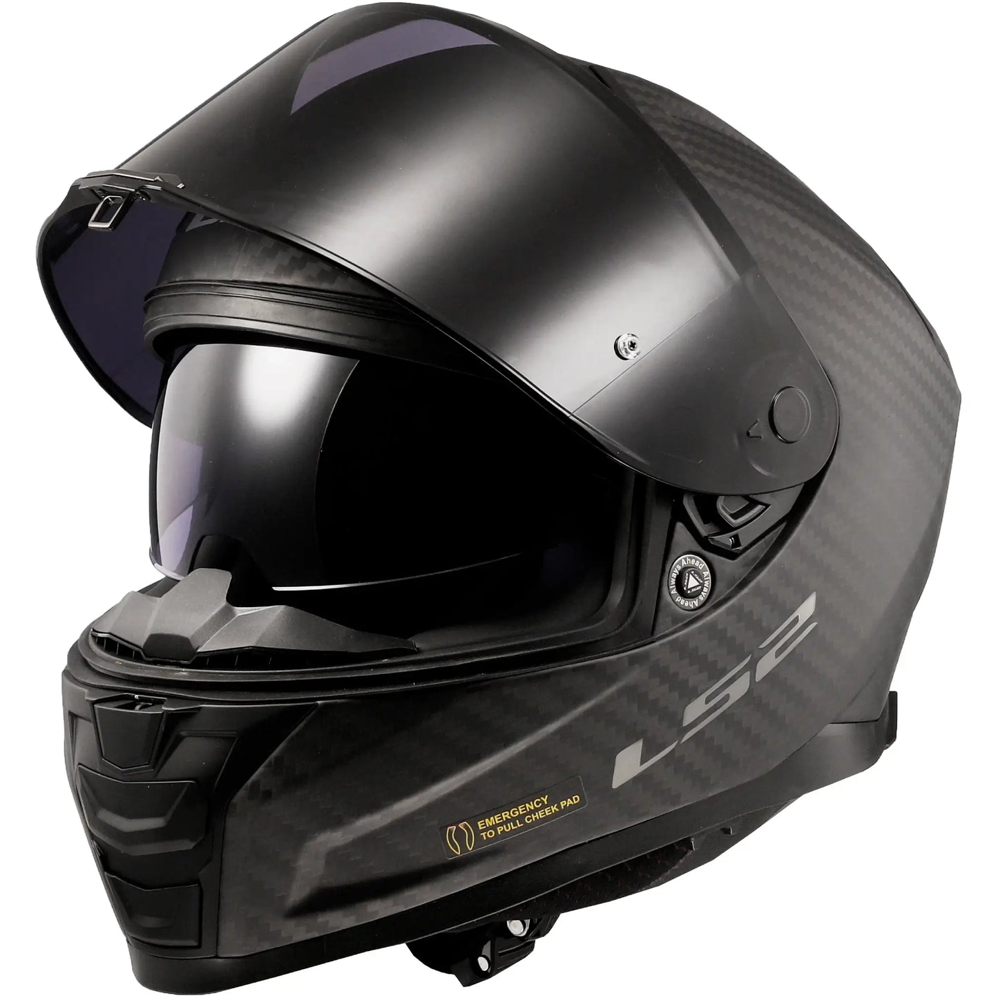 Casco LS2 FF811 Vector II Carbon Matt - Carbono Mate
