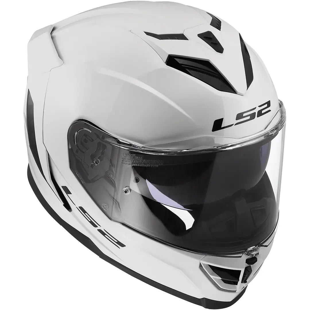 Casco LS2 FF818 Storm III Solid - Blanco Brillo