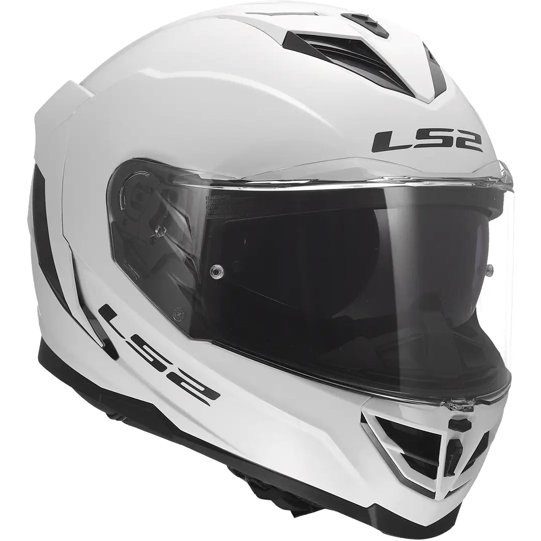 Casco LS2 FF818 Storm III Solid - Blanco Brillo