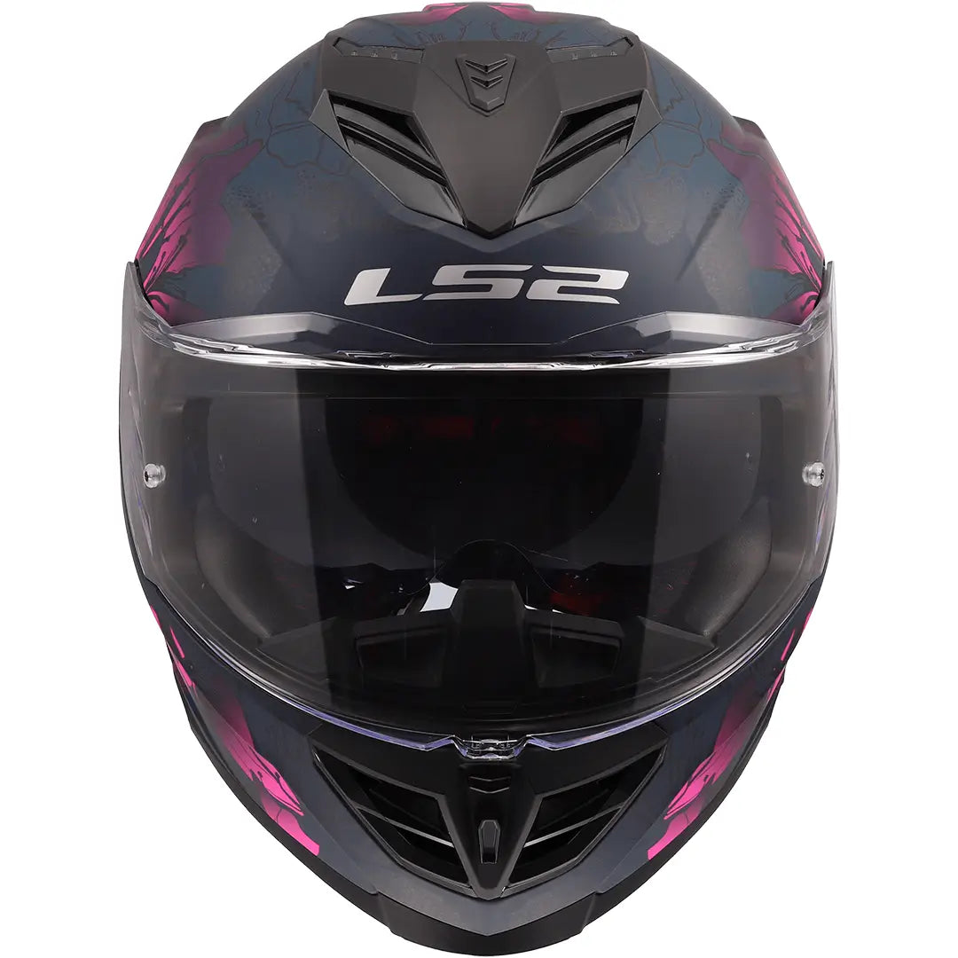 Casco LS2 FF818 Storm III Burst - Negro/Rosa Mate