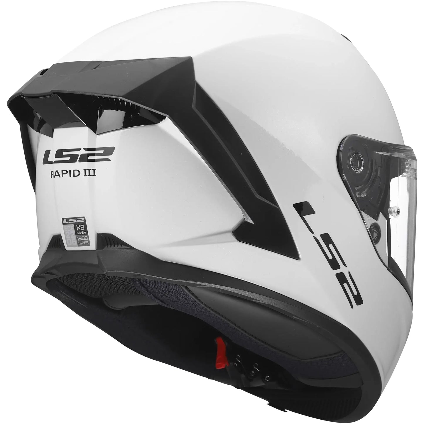 Casco LS2 FF820 Rapid III Solid - Blanco Brillo