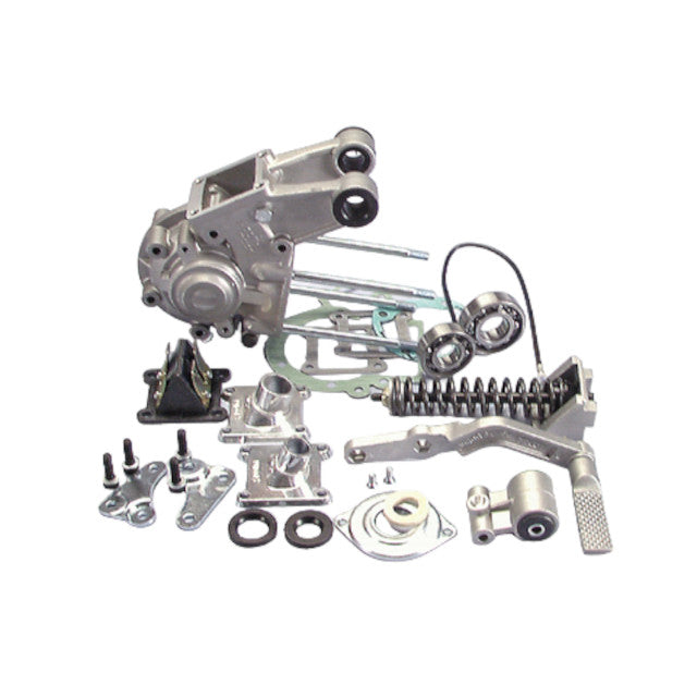 Carter completo Peugeot 103 / 104 / 105 / GL10 con pedal de arranque Polini 170.0050