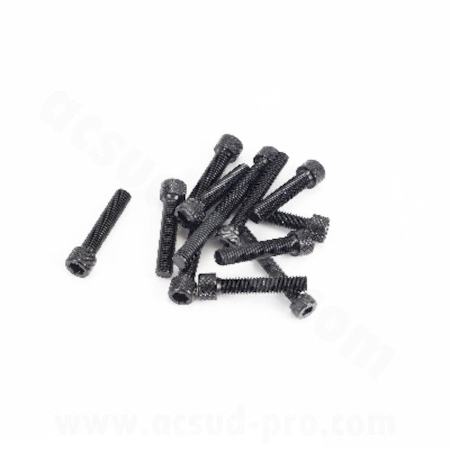 Kit tornilleria carter Minarelli AM6 12 piezas TNT - negro 171006B