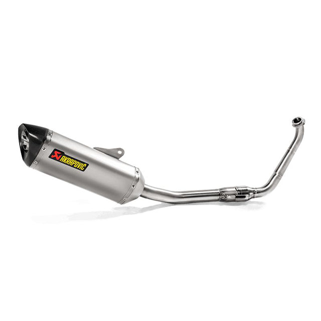 Ligne complète Akrapovic Yamaha YZF-R 125 >19 / MT-125 >20 - titane