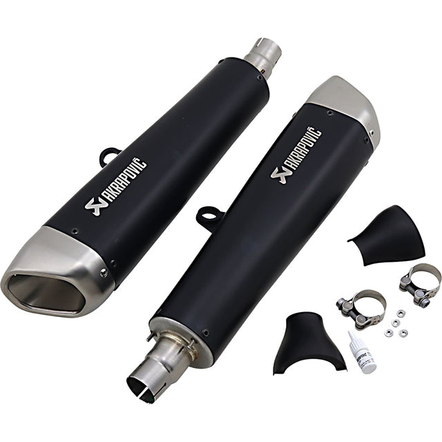 Escape Akrapovic Slip-On Line Duplo Triumph Speed Twin 1200 >19 (CE) titânio-preto
