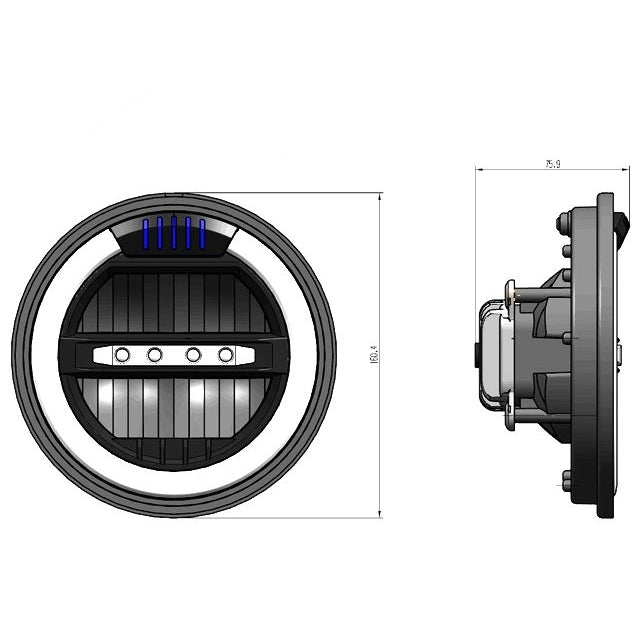 Faro LED redondo CE Puig