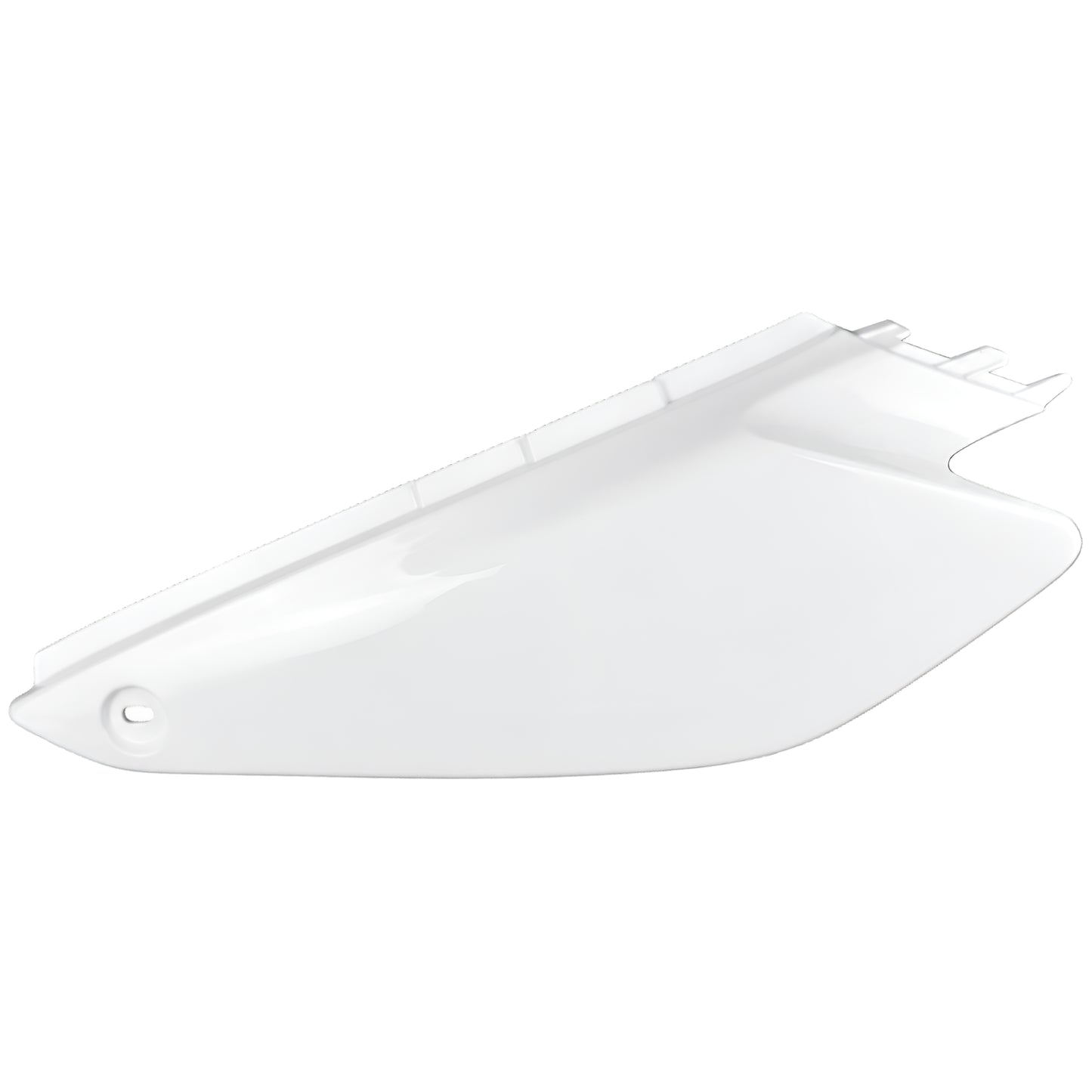 Tapa trasera izquierda blanca Yamaha DT 125 RE / X 04-06