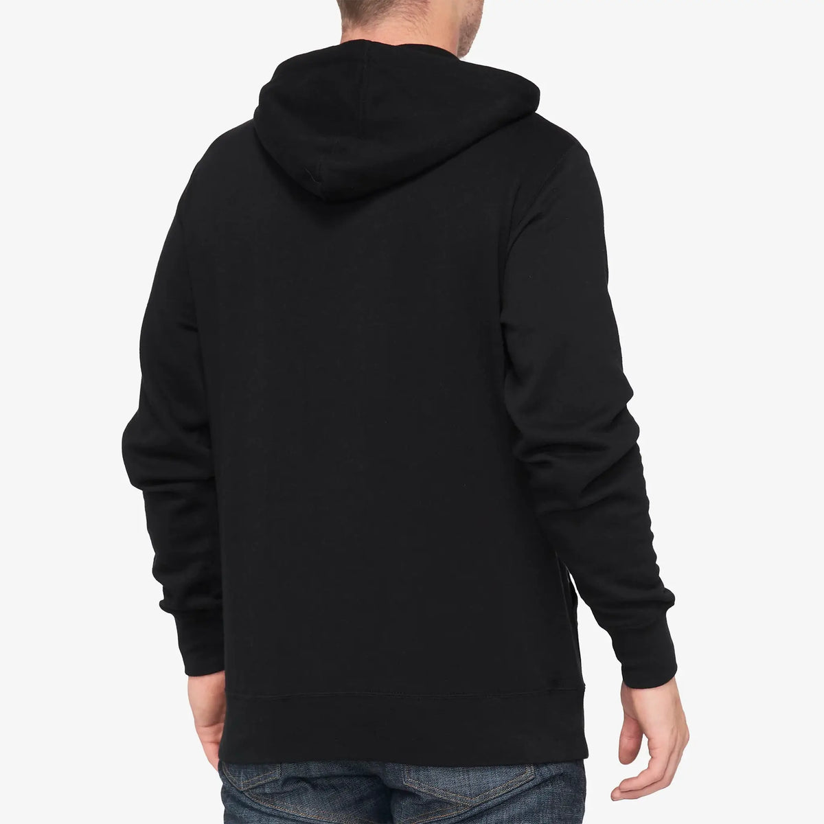Sudadera 100% Classic Pullover Hoodie Fleece - Negro