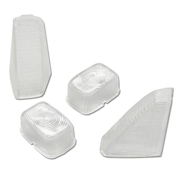 Kit turn signal lenses MBK Booster Road Spirit Yamaha BW's - transparent