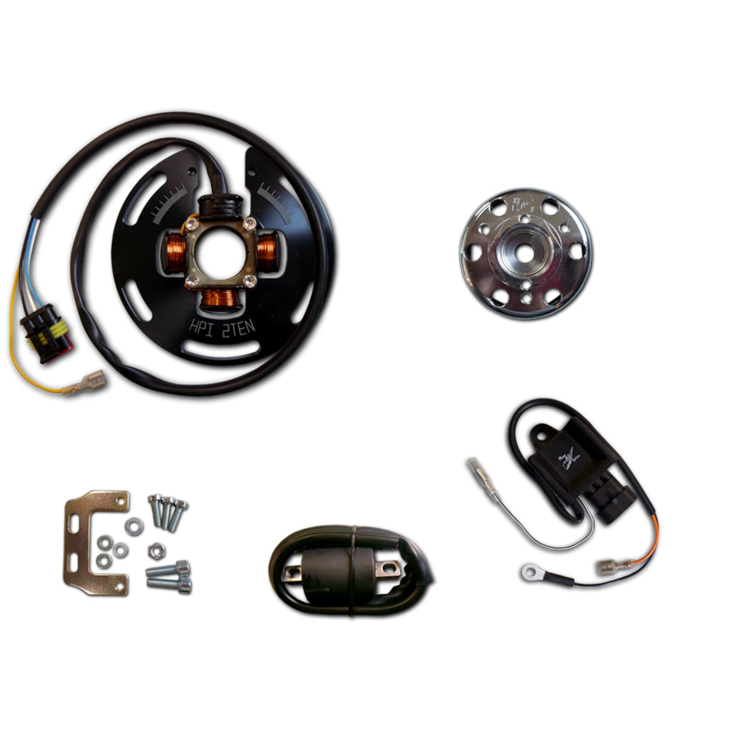 Ignição racing com luz Honda CR 125 / TM EN 125/144/250/300 / Yamaha YZ 125 HPI