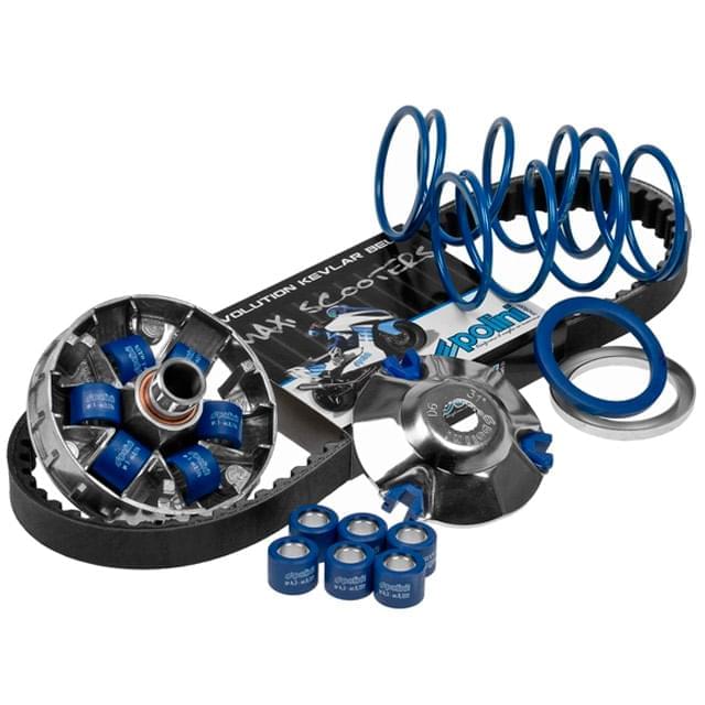 Kit Variador Polini Hi-Speed com correia para scooter Piaggio cárter longo