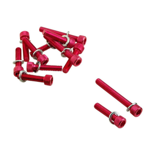 Parafusos cárter Minarelli scooter 50 Tun'R - vermelho