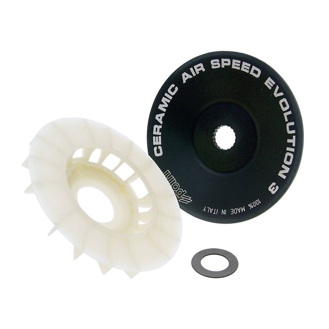 Semipolia de variador cerâmica Piaggio scooter 50cc Evolution 3 Polini