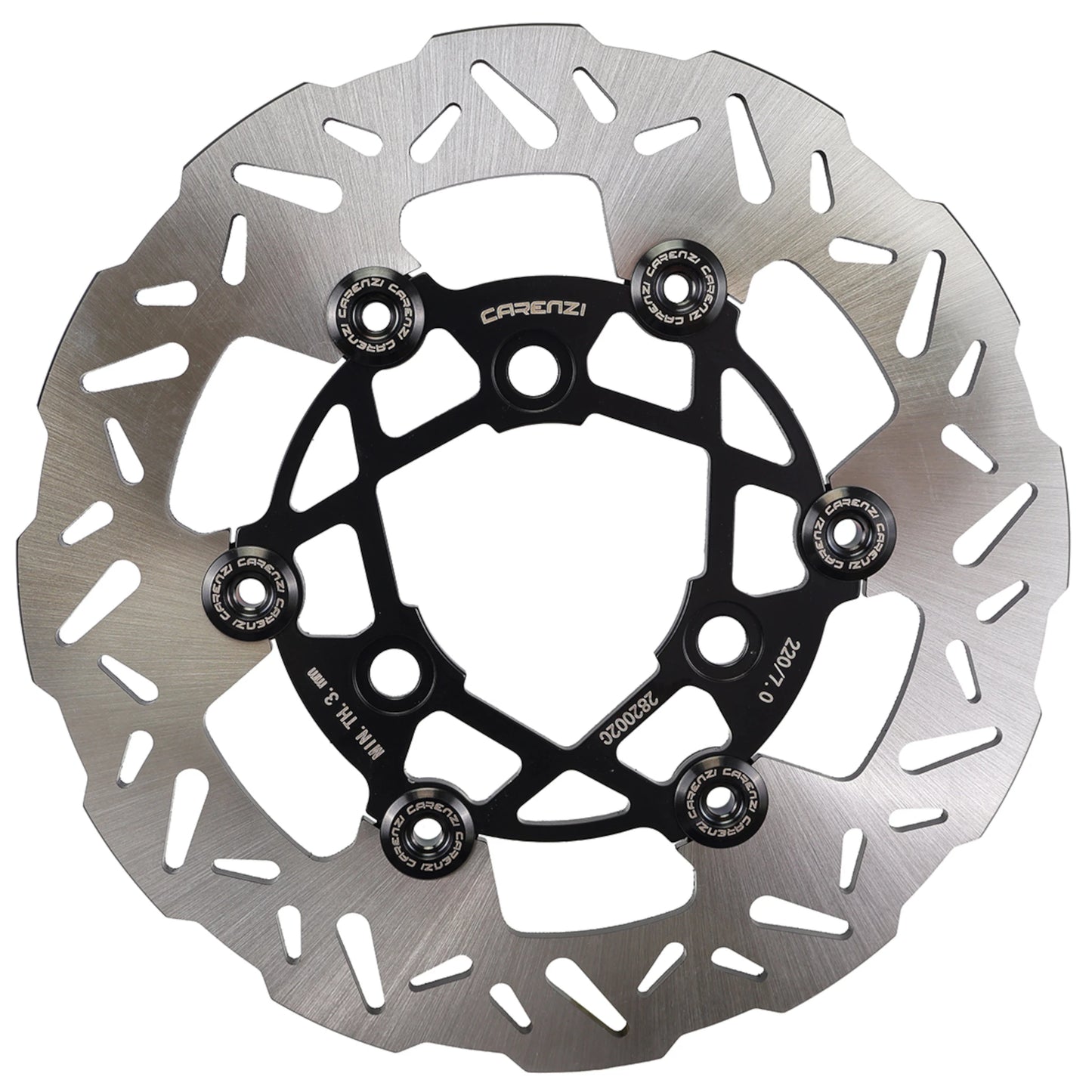 Brake disc Yamaha Aerox 50 front floating brake disc d.220mm Carenzi