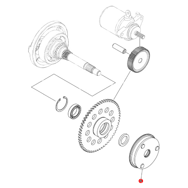 Yamaha N-Max 125 15-20 Starter Clutch