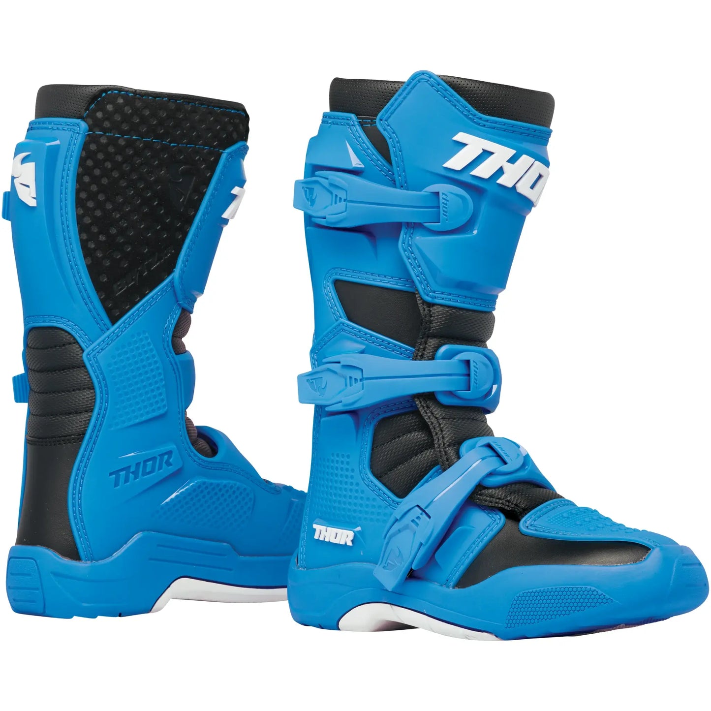 Botas MX Thor Youth Blitz XR - Negro/Azul