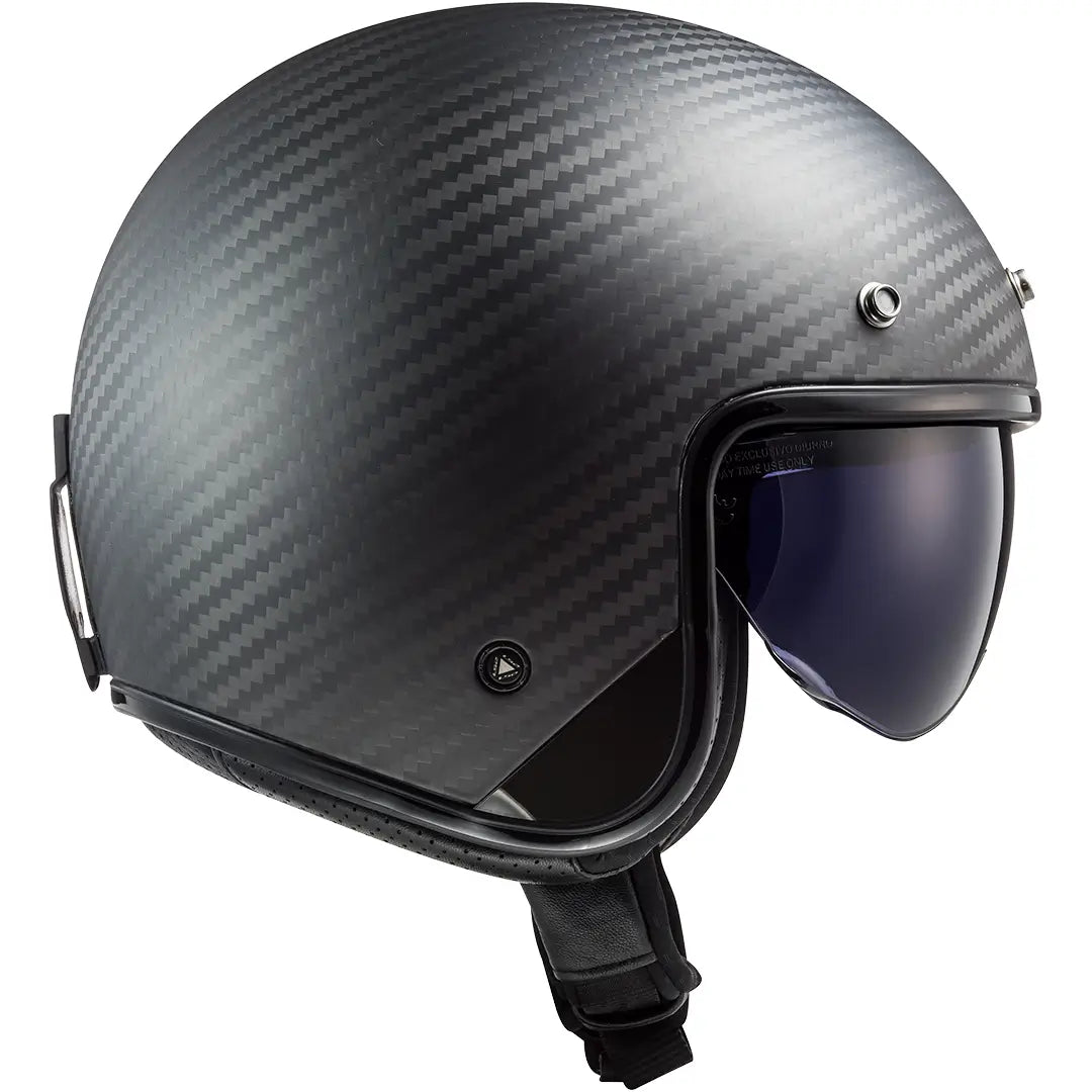 Casco LS2 OF601 Bob II Carbon - Carbono Mate