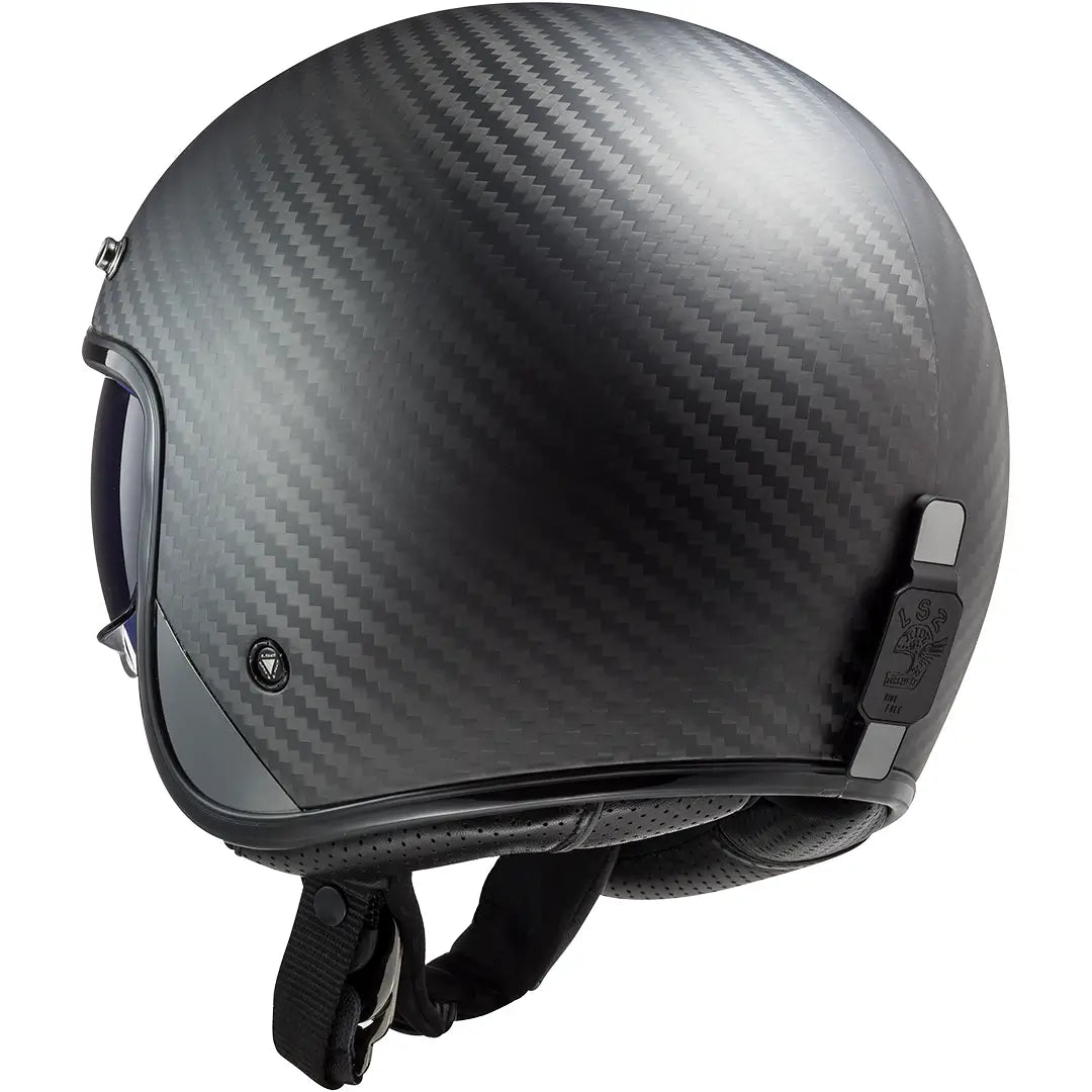 Casco LS2 OF601 Bob II Carbon - Carbono Mate