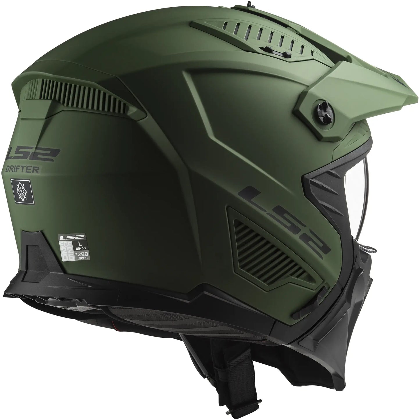 Casco LS2 OF606 Drifter Solid - Verde Mate