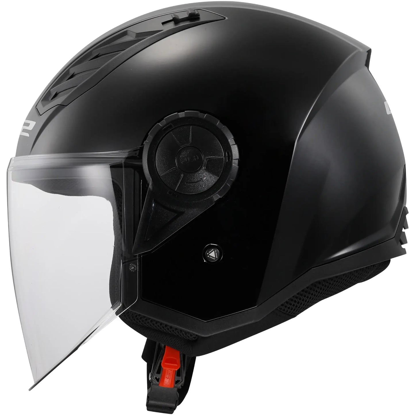 Casco LS2 OF616 Airflow II Solid - Negro Brillo