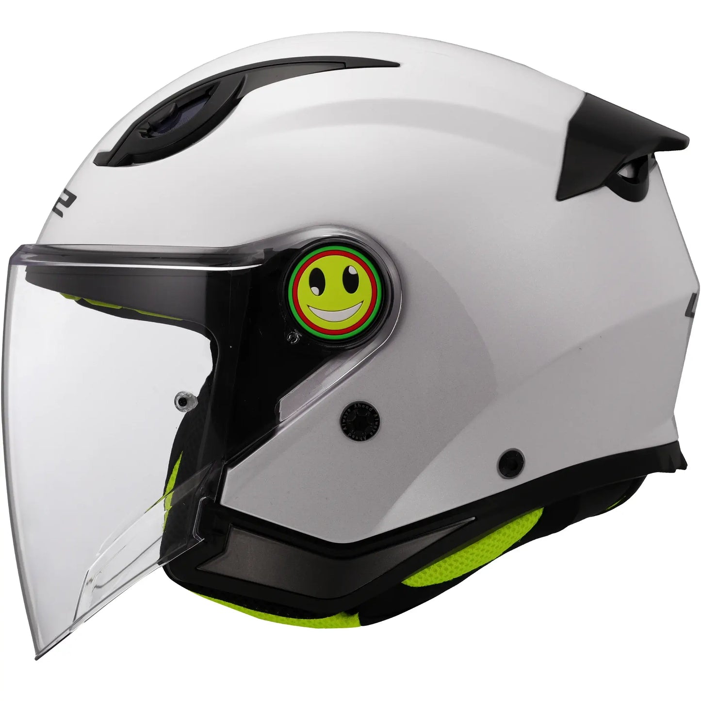 Casco LS2 OF622 Funny II Solid - Blanco Brillo