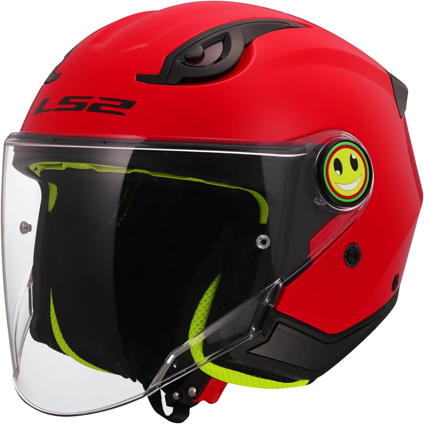 Casco LS2 OF622 Funny II Solid - Rojo Brillo