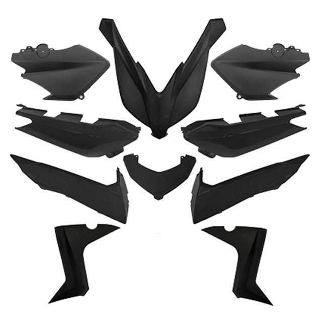 Kit carenados Yamaha Xmax 125 / 250 / 400 14-17 TNT - negro mate 367206