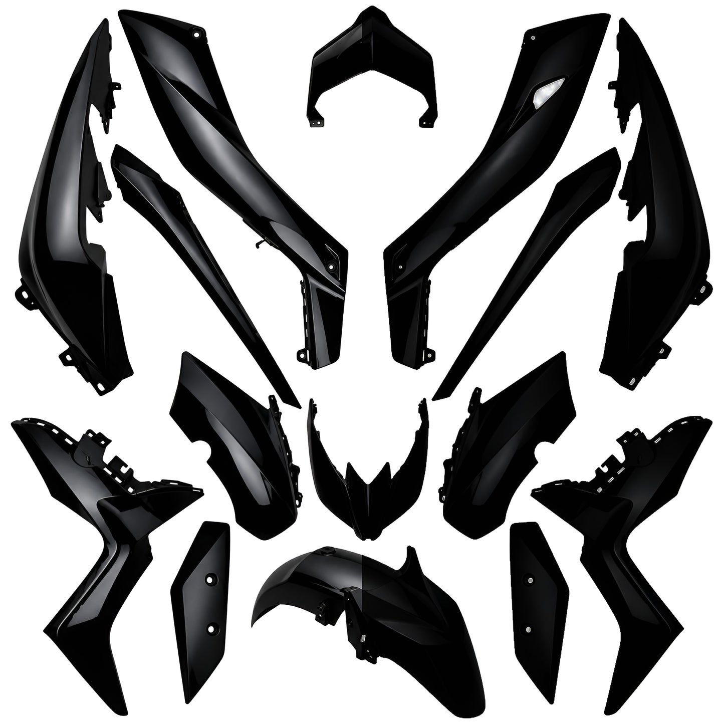 Kit carenados Yamaha X-Max 125/300 18-22 / X-Max 400 18-20 11 piezas TNT