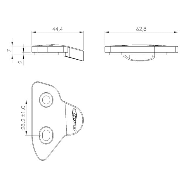 Tapas base retrovisores Yamaha YZF R1 15-20 / R6 17-19 Puig