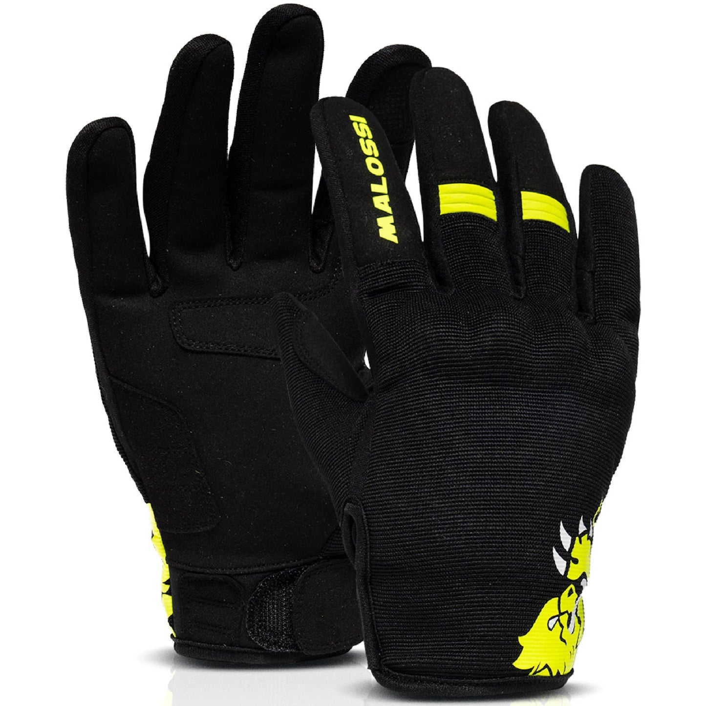 Guantes Malossi M-Gloves - Negro/Amarillo