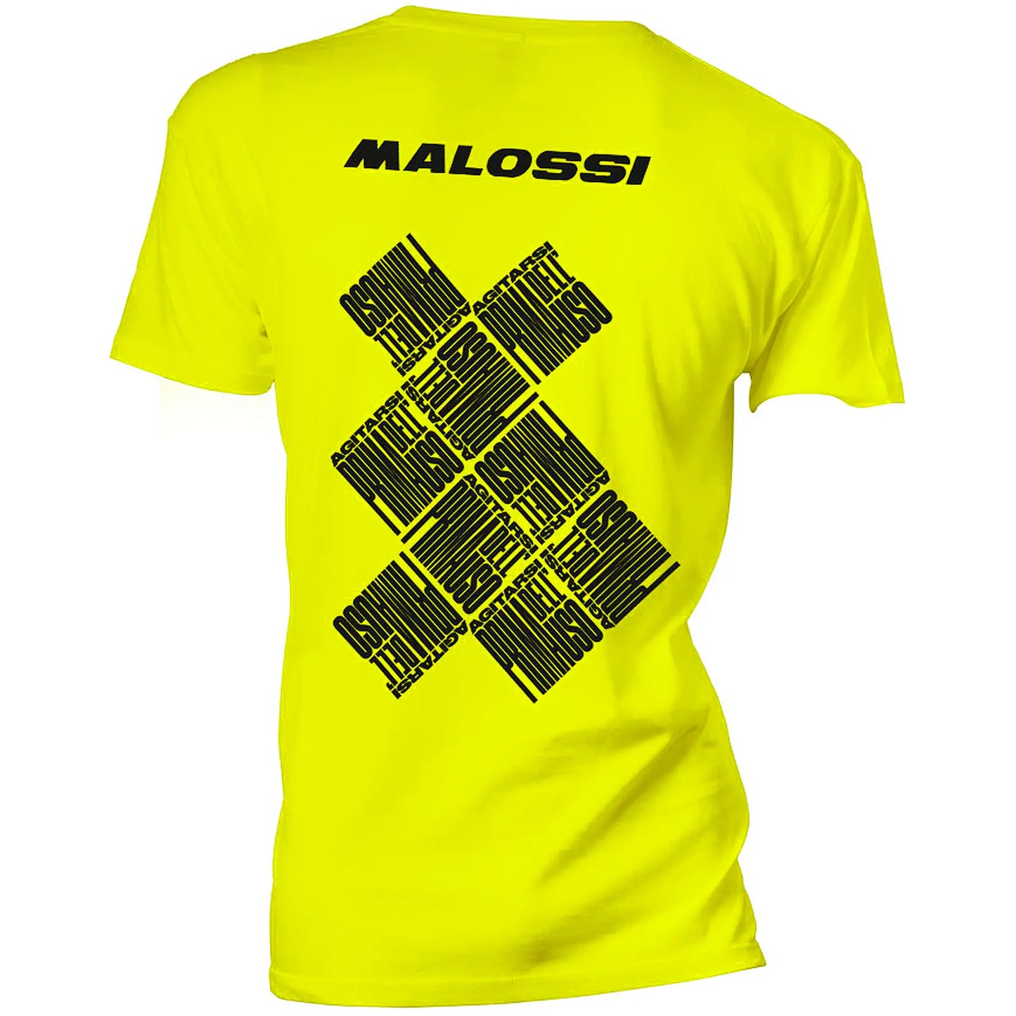 Camiseta Malossi Technical - Amarillo Flúor
