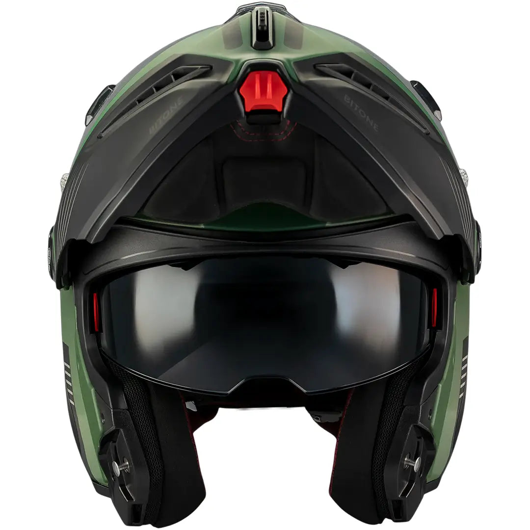 Casco Axxis Ghostfighter SV Bitone C6 - Negro/Verde Mate