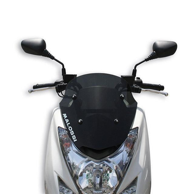 Cúpula sport Yamaha Majesty S 125 ie - negro ahumado oscuro Malossi 4516502