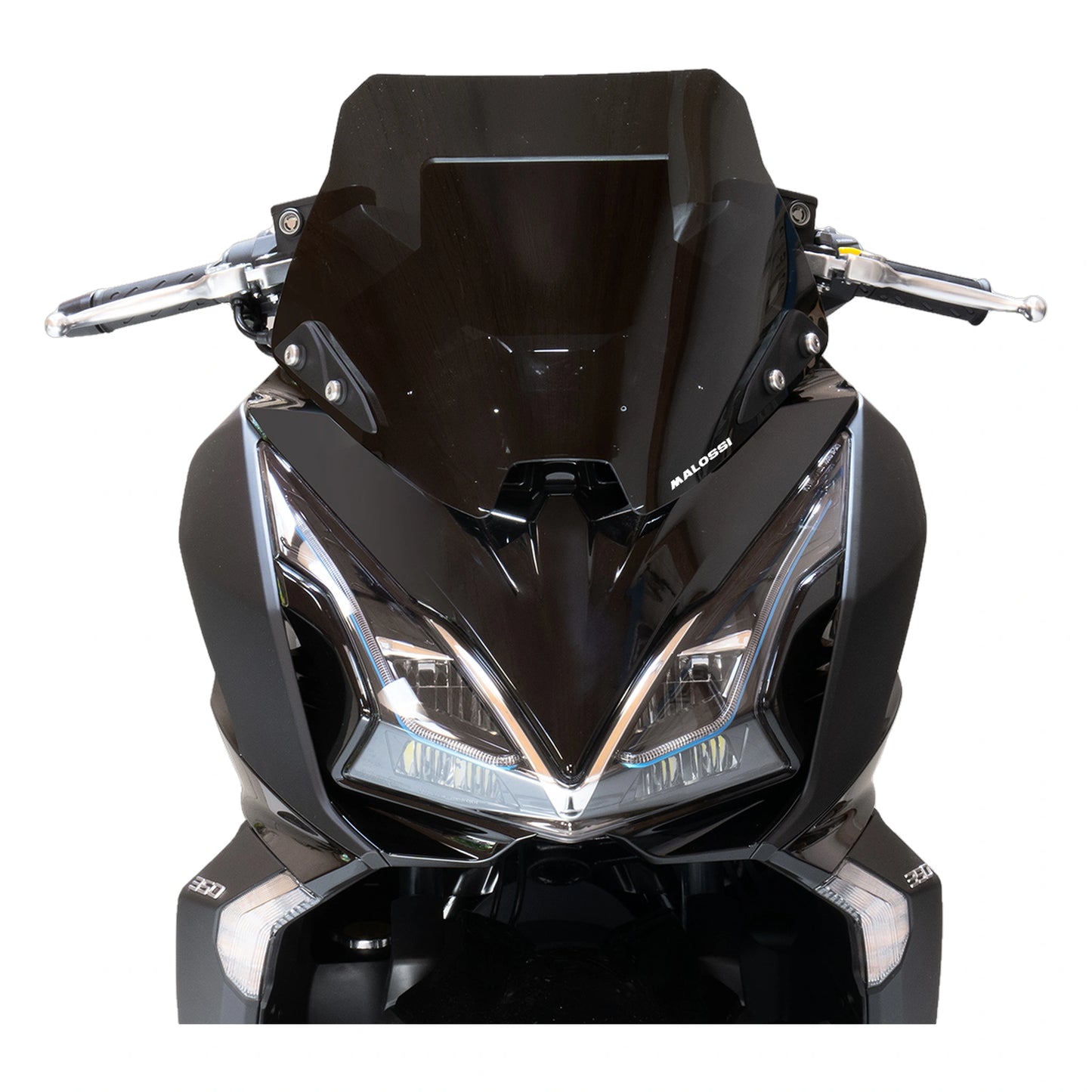 Malossi windshield Kymco Super Dink / Donwtown GT 350 Euro 5 - dark smoke