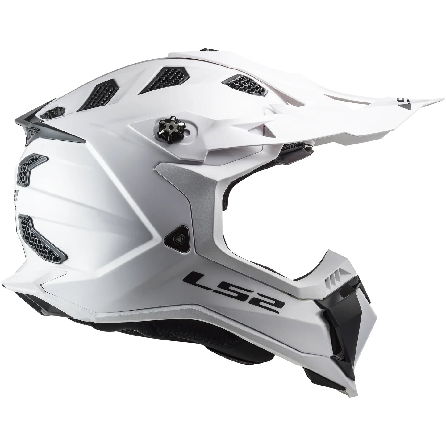 Casco LS2 MX700 Subverter Evo II Solid - Blanco Brillo