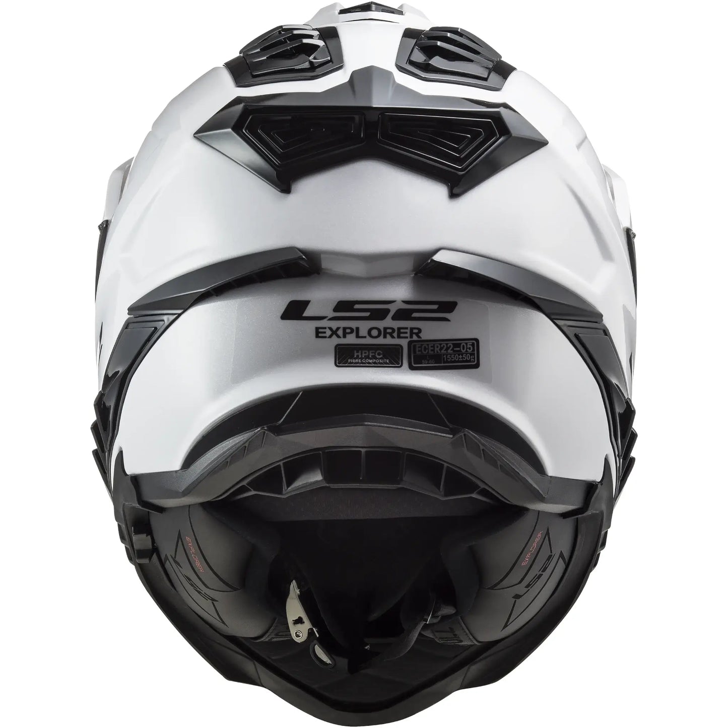 Casco LS2 MX701 Explorer Solid - Blanco Brillo