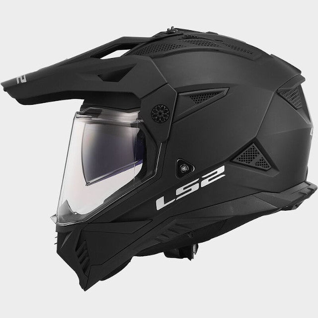 LS2 MX702 Pioneer II Solid cross helmet - matte black