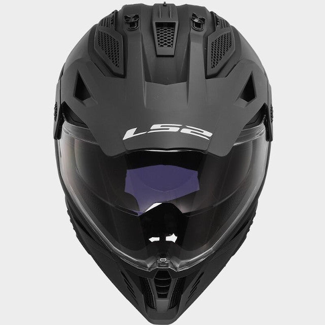 LS2 MX702 Pioneer II Solid cross helmet - matte black