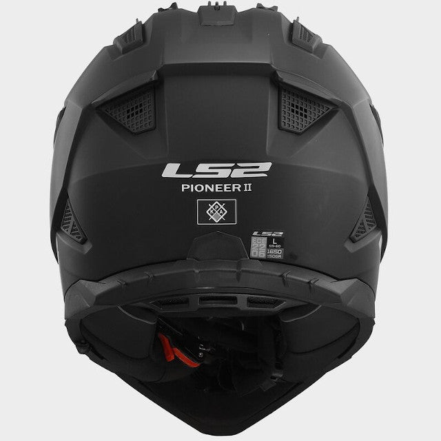 LS2 MX702 Pioneer II Solid cross helmet - matte black
