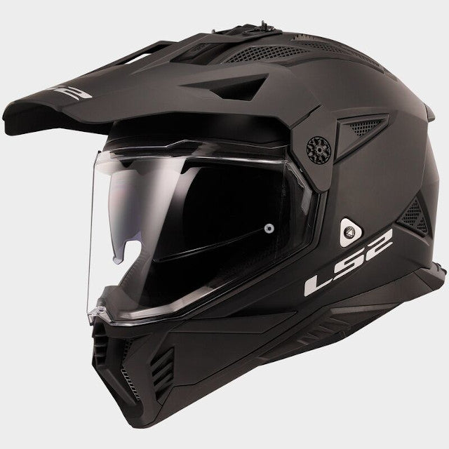 LS2 MX702 Pioneer II Solid cross helmet - matte black