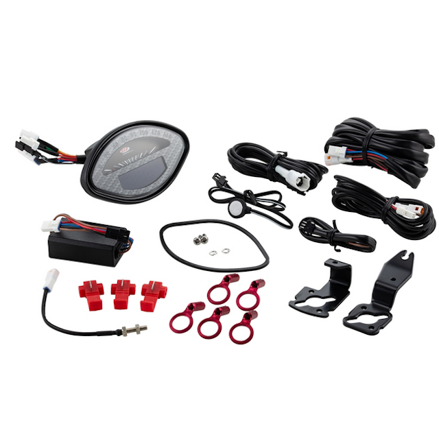 Cuentakilómetros digital Vespa 150S 2ªserie/160GT/SL/Super 2.0 fondo carbono SIP