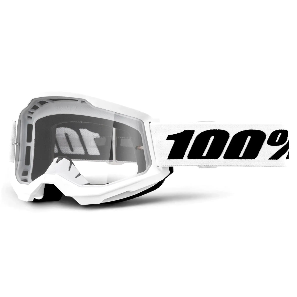 Gafas 100% Strata 2 White - Clear